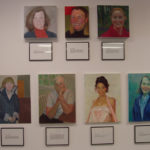 A view of a portrait gallery